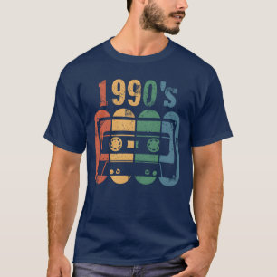 Camiseta Cinta de casete de los 90 amante de la música retr