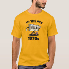 Camiseta Cinta de Casete de Mix Tape Retro de los 70 - Cami