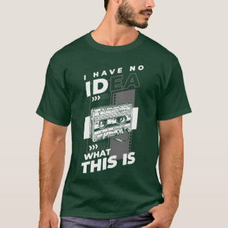 Camiseta Cinta de casete de música Año Éxitos legendarios c