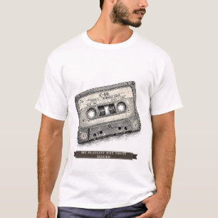 Camiseta Cinta de Casete Divertida "Mi Lista de Reproducció