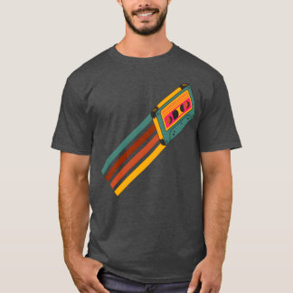 Camiseta Cinta de casete retro humor de los 70