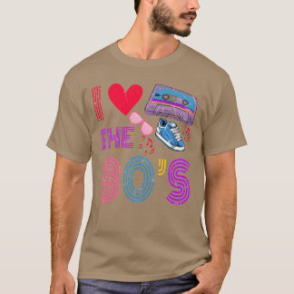 Camiseta Cinta de casete Retro Me encanta el disfraz de los