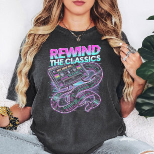 Camiseta Cinta de casete retro mixtape Vaporwave