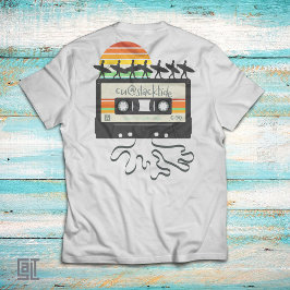 Camiseta Cinta de Casete Retro Surf de los 80s Atardecer Vi
