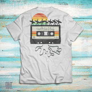 Camiseta Cinta de Casete Retro Surf de los 80s Atardecer Vi