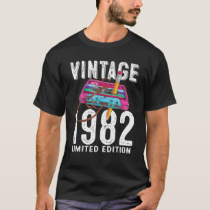 Camiseta Cinta de casete vintage de cumpleaños número 41 Lá