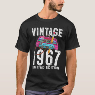 Camiseta Cinta de casete vintage de lápiz del cumpleaños 56