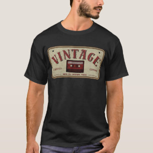 Camiseta Cinta de casete vintage edición limitada amante de
