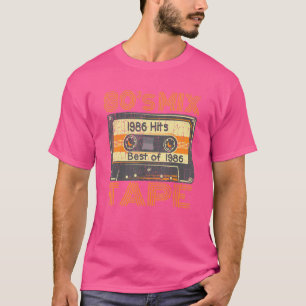 Camiseta Cinta de casete vintage mixtape retro de los 80 19