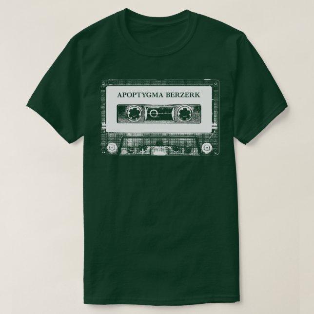 Camiseta Cinta de Cassette Apoptygma Berzerk (Diseño del anverso)