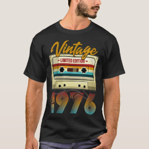 Camiseta Cinta de cassette de 46º cumpleaños Womens Vintage