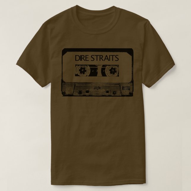 Camiseta Cinta de cassette de Dire Straits (Diseño del anverso)