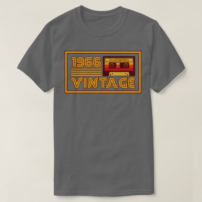 Camiseta Cinta de cassette de la pieza maestra de 1966 del  (Diseño del anverso)