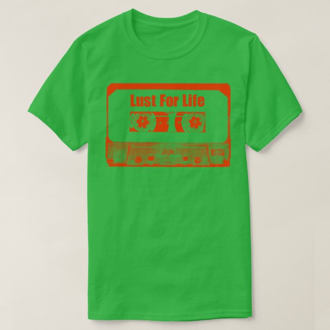 Camiseta Cinta De Cassette De Lujuria Por Vida (Diseño del anverso)