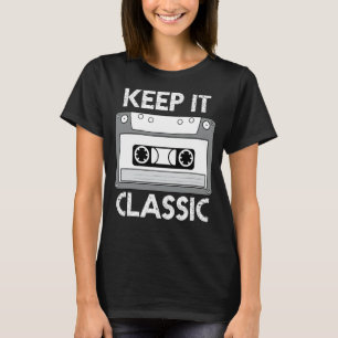Camiseta Cinta de cassette retro 70s 80s 90s Keep It Classi