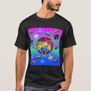 CAMISETA CINTA DE CASSETTE RETRO DE LA ESCUELA VIEJA DE LOS