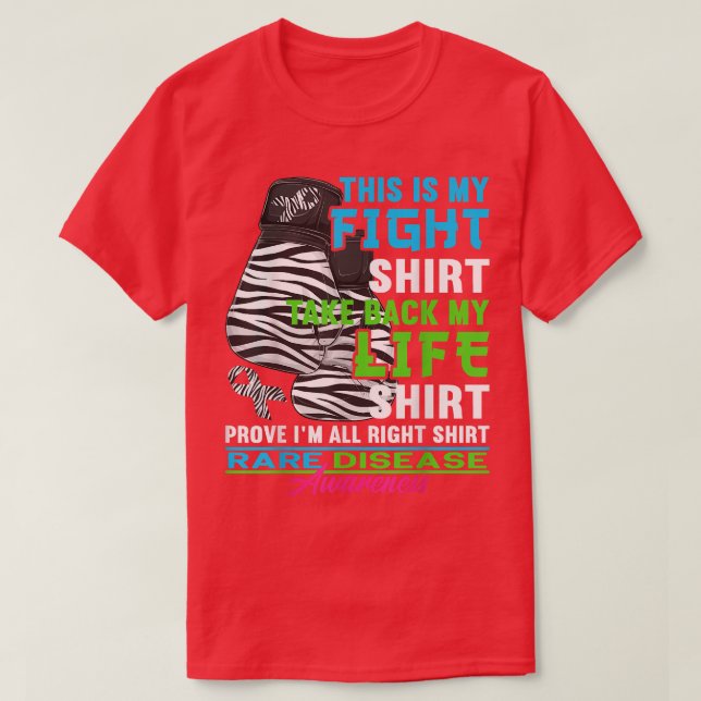 Camiseta Cinta de cebra I de camisas de combate para concie (Diseño del anverso)