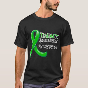 Camiseta Cinta de Conciencia de Lesiones Cerebrales Traumát