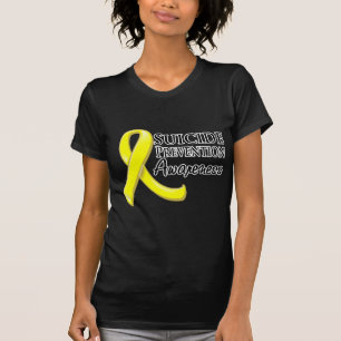 Camiseta Cinta de Conciencia de Prevención del Suicidio