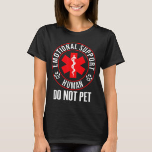 Camiseta Cinta de Conciencia de Soporte Emocional Humano No