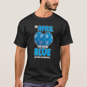 Camiseta Cinta de Conciencia del Autismo del Rompecabezas d