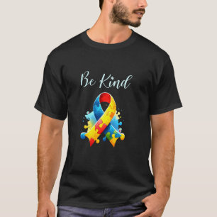 Camiseta Cinta de Conciencia del Autismo Mamá Papá Concienc