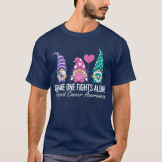Camiseta Cinta de Conciencia del Cáncer de Tiroides Gnomos