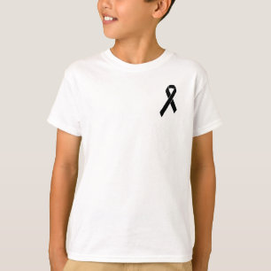 Camiseta Cinta de conciencia negra + tu mensaje