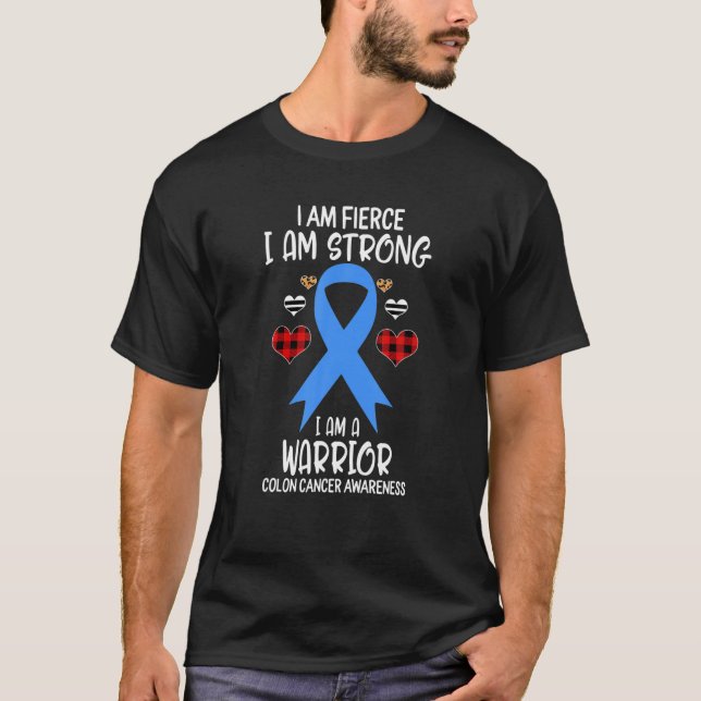 Camiseta Cinta De Concienciación Sobre El Cáncer De Colón S (Anverso)