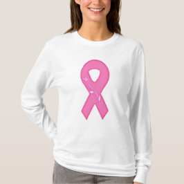 Camiseta Cinta De Concienciación Sobre El Cáncer De Mama Co