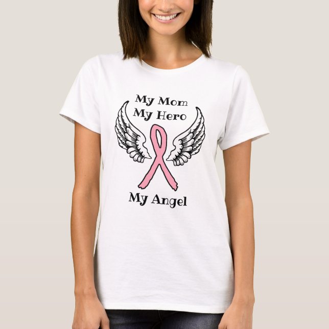Camiseta Cinta de Concienciación sobre el Cáncer de Mama de (Anverso)