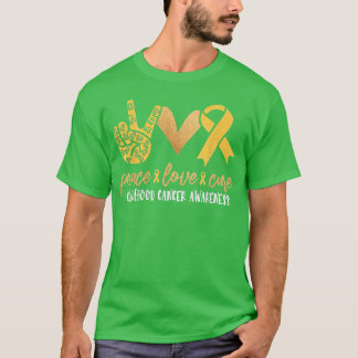 Camiseta Cinta de Concienciación sobre el Cáncer Infantil p
