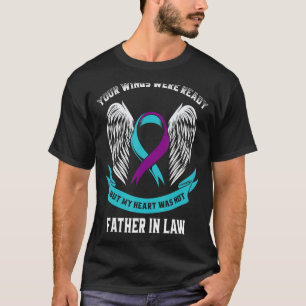 Camiseta Cinta De Concienciación Sobre El Suicidio verde az