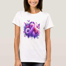 Camiseta Cinta de Concienciación sobre Fibromialgia