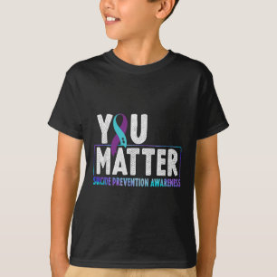 Camiseta Cinta de concienciación sobre la prevención del su