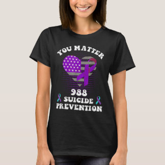 Camiseta Cinta de concienciación sobre la prevención del su