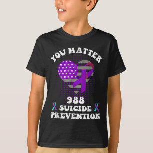 Camiseta Cinta de concienciación sobre la prevención del su