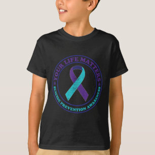 Camiseta Cinta de concienciación sobre la prevención del su