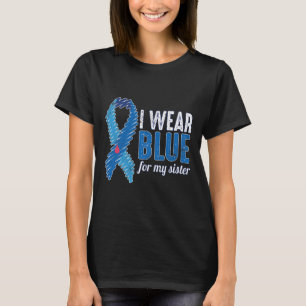Camiseta Cinta De Concienciación T1d De Noviembre Azul Para