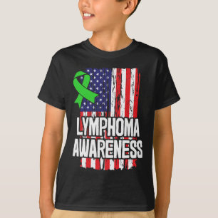 Camiseta Cinta de concienciación verde lima superviviente d