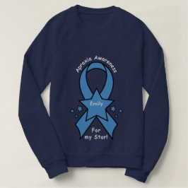 Camiseta Cinta de concientización sobre apraxia con estrell