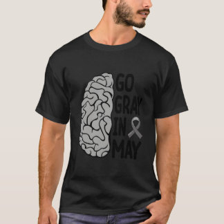 Camiseta Cinta de Concientización sobre Glioblastoma Tumor 