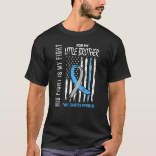 Camiseta Cinta de concientización sobre la diabetes tipo 1 