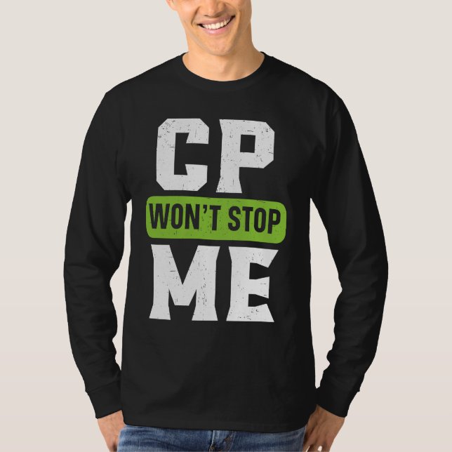 Camiseta Cinta de Concientización sobre Parálisis Cerebral  (Anverso)