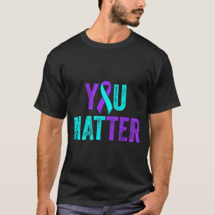 Camiseta Cinta de concientización sobre prevención del suic