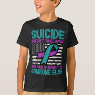 Camiseta Cinta de Concientización sobre Prevención del Suic