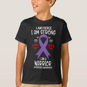 Camiseta Cinta de Concientización Soy Fiera Fuerte Guerrera