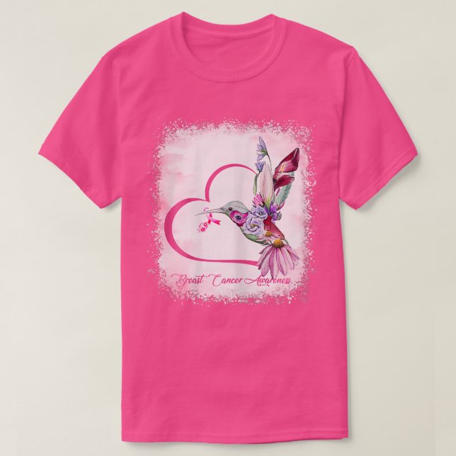 Camiseta Cinta de Corazón de Pájaro Cinta de girasol Pechug (Diseño del anverso)