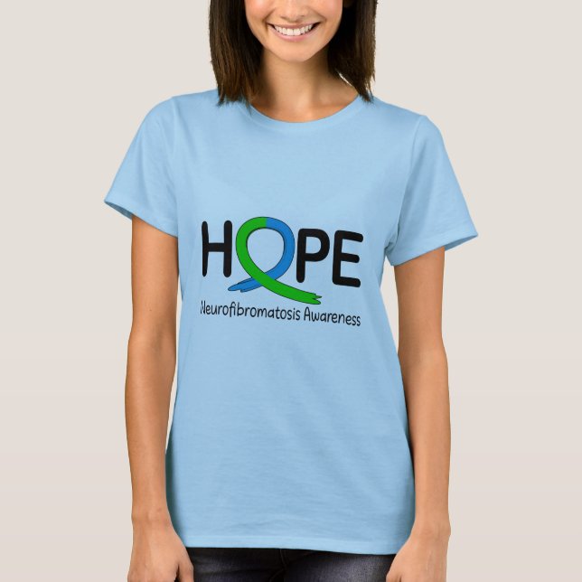 Camiseta Cinta de esperanza para la sensibilización sobre l (Anverso)