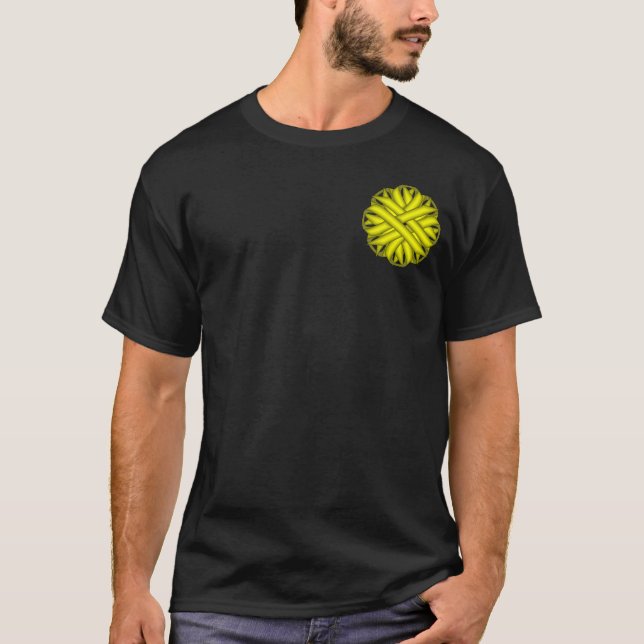 Camiseta Cinta de flor amarilla (Anverso)